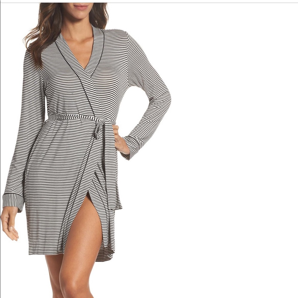UGG Aldridge stripe short robe